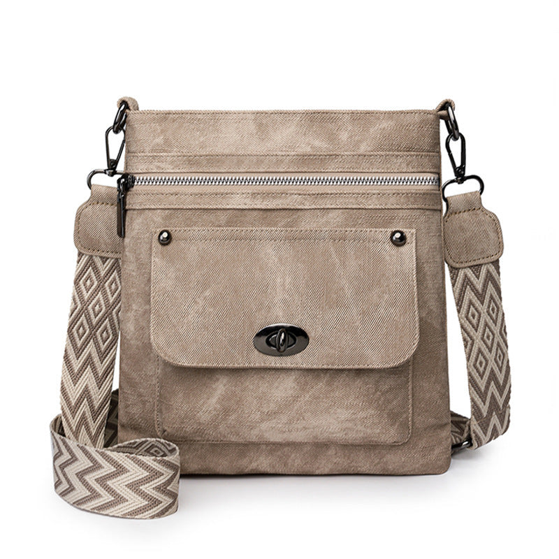 One Shoulder New Double Zipper Leisure Crossbody Bag Rossie Viren