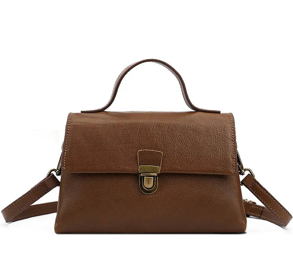 Women Satchel Shoulder Bag Vintage Top Handle Bag - The Totez