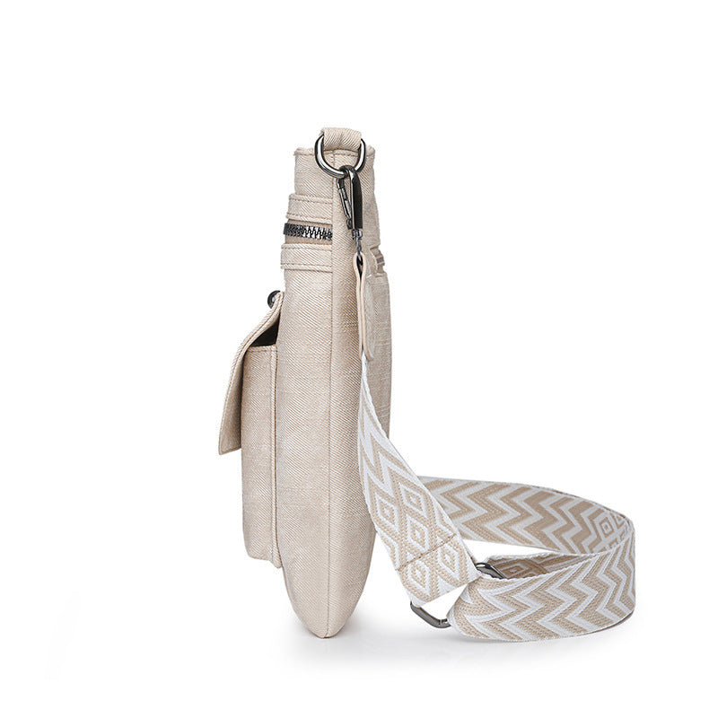 One Shoulder New Double Zipper Leisure Crossbody Bag Rossie Viren